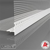 LIKOV LTU lišta s nepřiznanou okapnicí a sklovláknitou tkaninou 100/100mm délka 2m LIKOV LTU lišta s nepřiznanou okapnicí a sklovláknitou tkaninou 100/100mm délka 2m